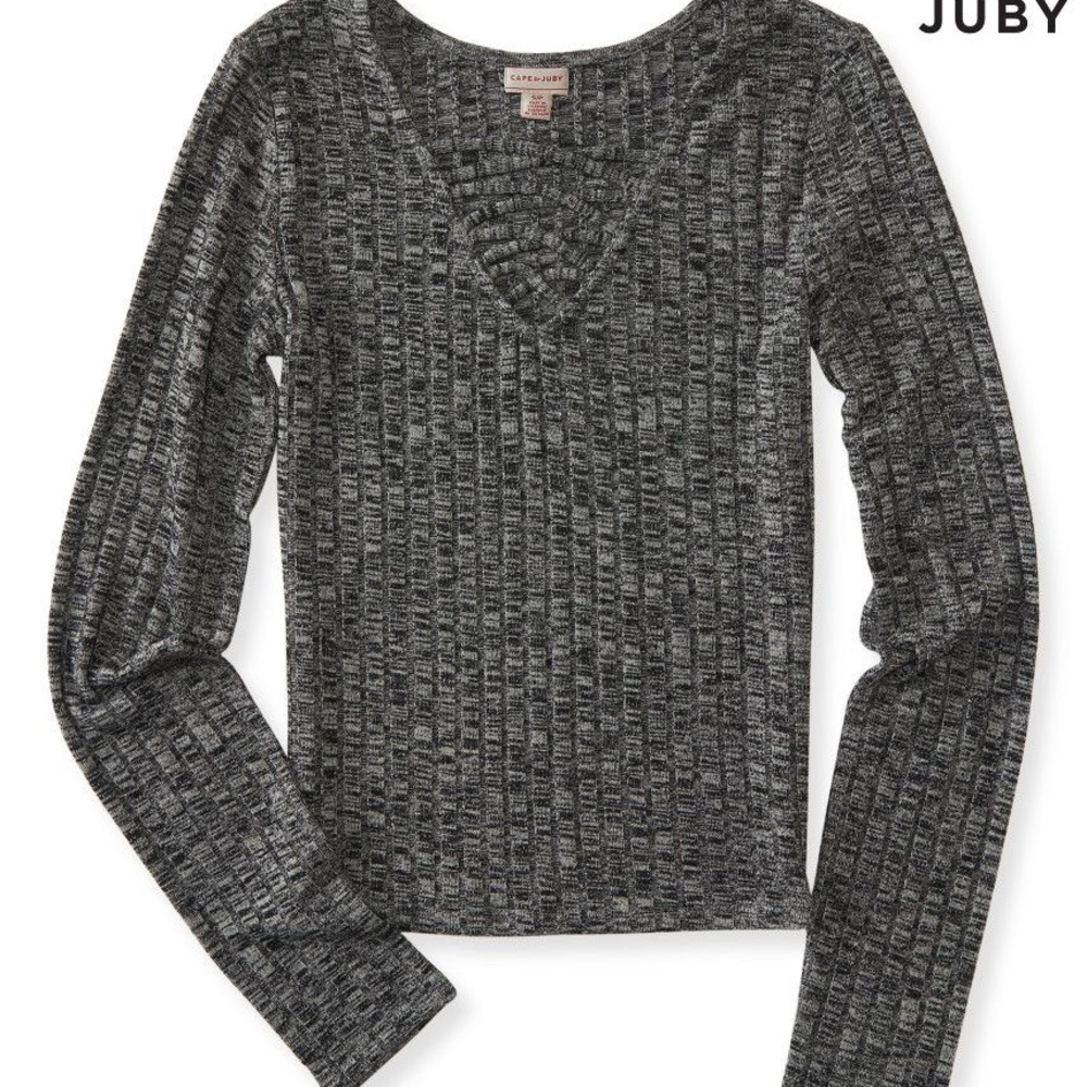 Aeropostle (cape juby) gray sweater.